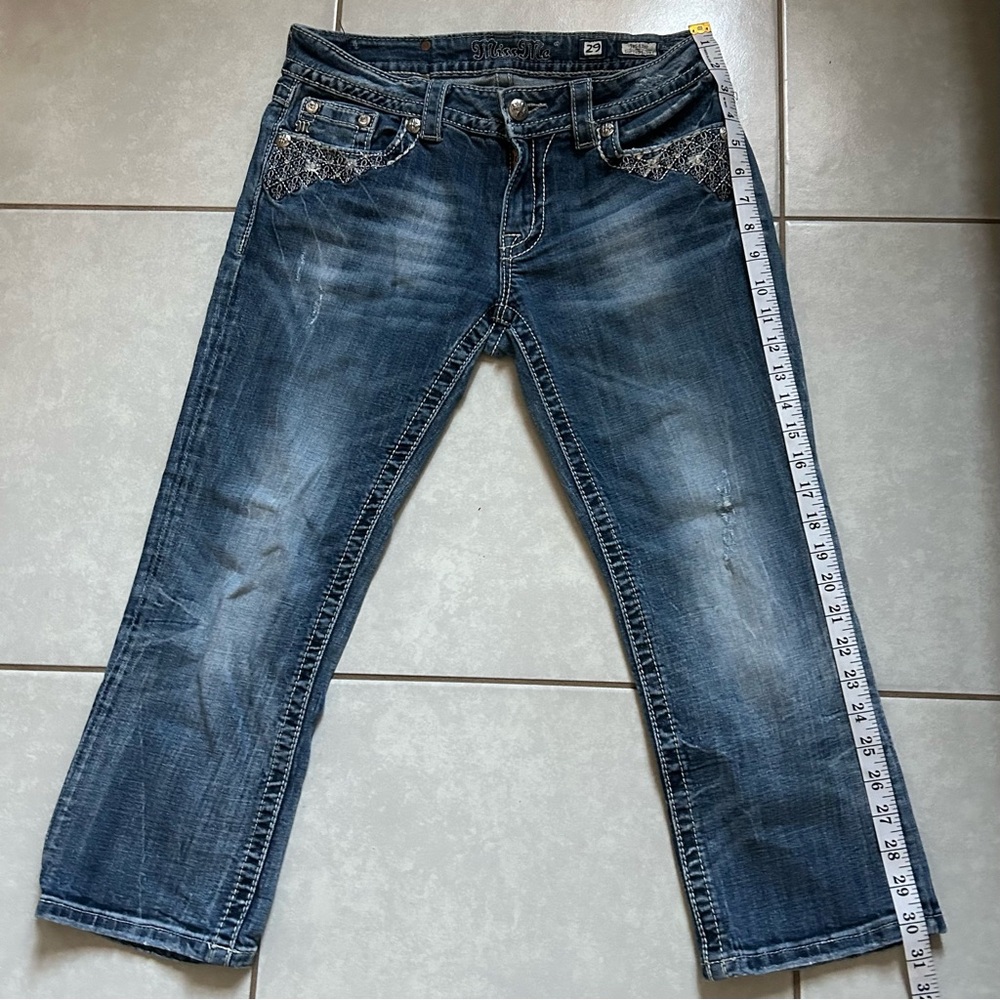 Miss Me CUFFED CAPRI size 29 - Picture 8 of 11